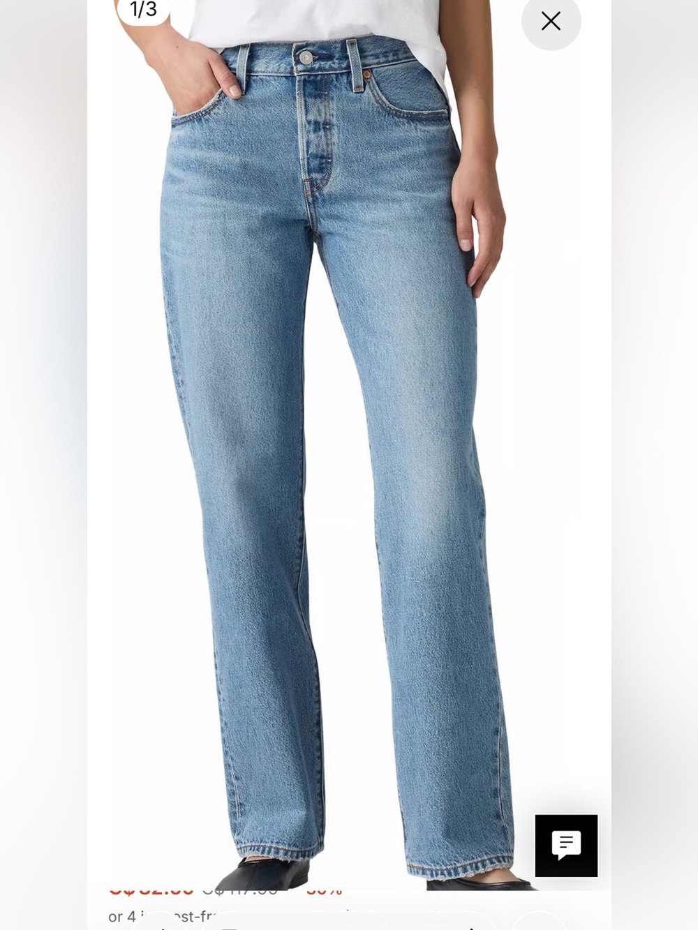 Levi’s wedgie bootcut BNWT 29W 32L